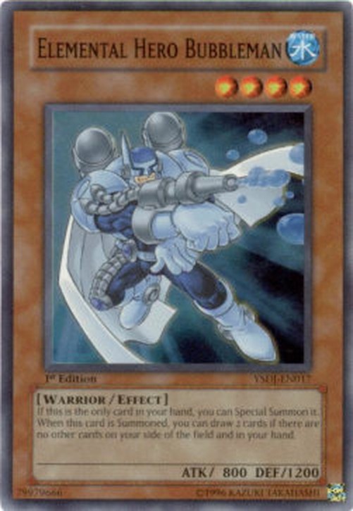 Yu-Gi-Oh! YSDJ Elemental HERO Bubbleman