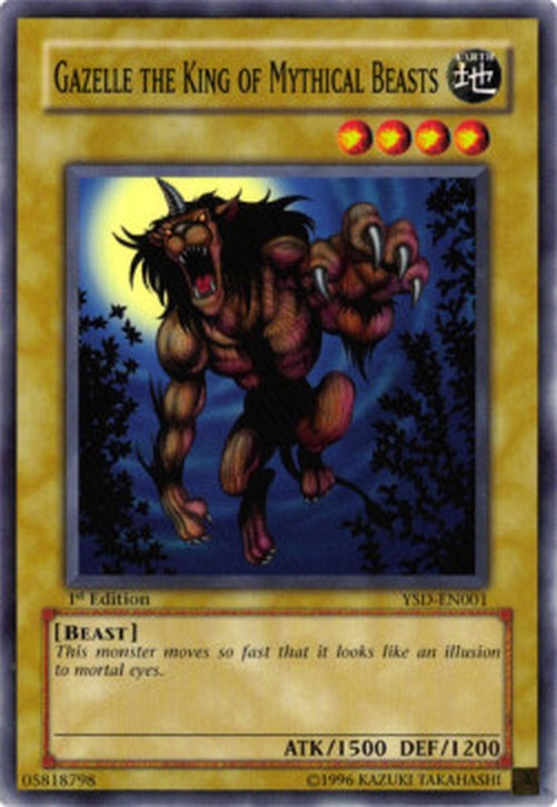 Yu-Gi-Oh! YSD Gazelle the King of Mythical Beasts
