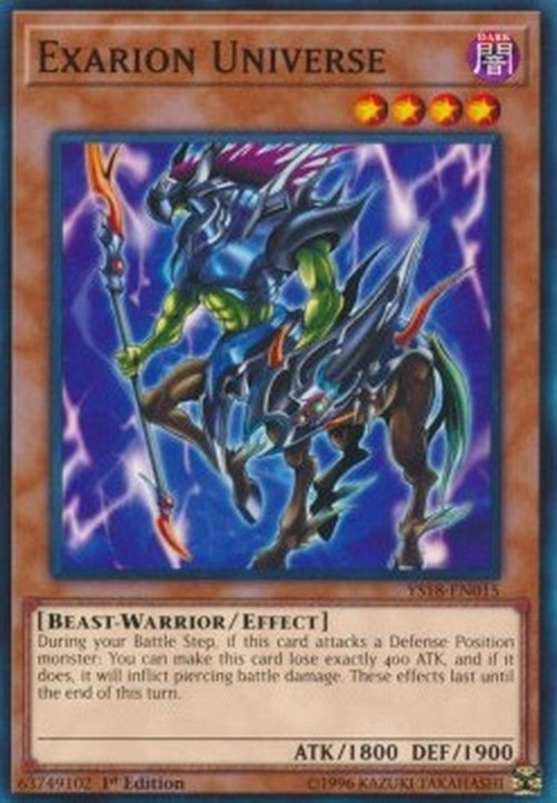 Yu-Gi-Oh! YS18 Exarion Universe