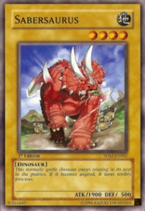 Yu-Gi-Oh! 5DS2 Sabersaurus