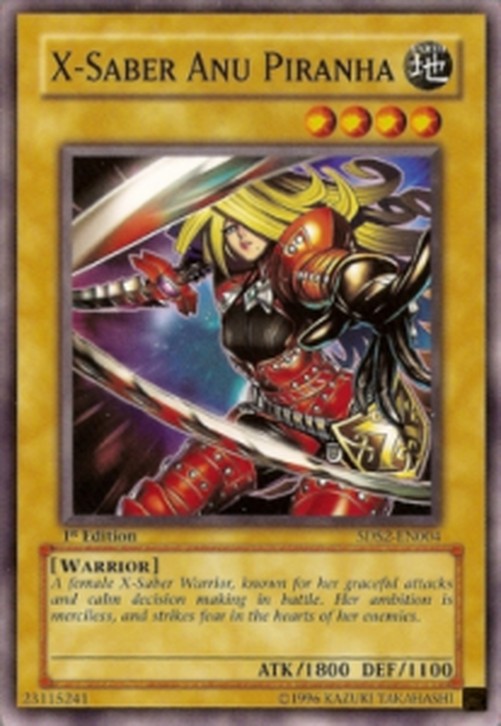 Yu-Gi-Oh! 5DS2 X-Saber Anu Piranha