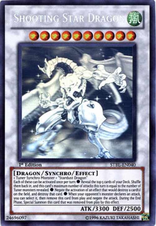 Yu-Gi-Oh! STBL Shooting Star Dragon (V.3 - Ghost Rare)