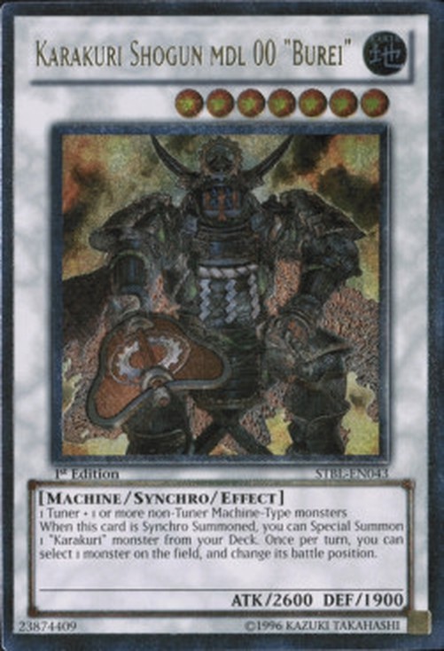 Yu-Gi-Oh! STBL Karakuri Shogun mdl 00 "Burei" (V.2 - Ultimate Rare)