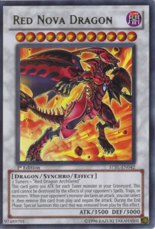 Yu-Gi-Oh! STBL Red Nova Dragon (V.1 - Ultra Rare)