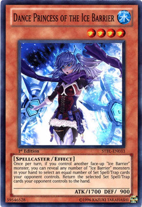 Yu-Gi-Oh! STBL Dance Princess of the Ice Barrier (V.1 - Super Rare)