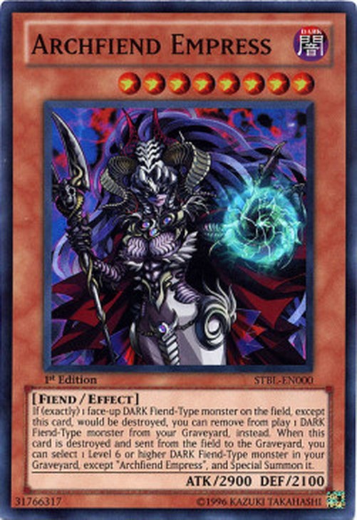 Yu-Gi-Oh! STBL Archfiend Empress (V.2 - Super Rare)