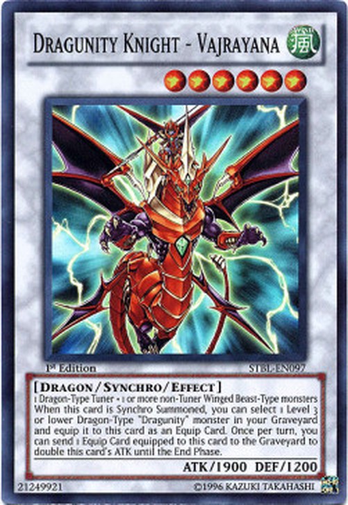 Yu-Gi-Oh! STBL Dragunity Knight - Vajrayana