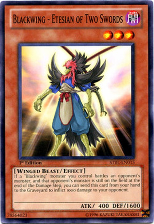 Yu-Gi-Oh! STBL Blackwing - Etesian of Two Swords