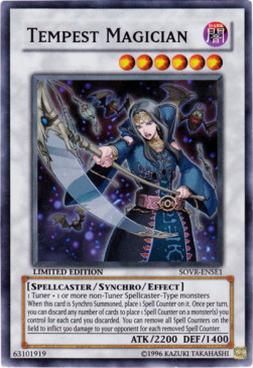Yu-Gi-Oh! SOVR Tempest Magician