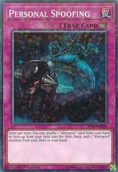 Yu-Gi-Oh! SP18 Personal Spoofing (V.2 - Starfoil Rare)