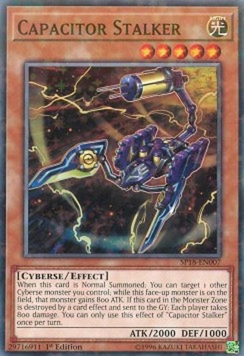 Yu-Gi-Oh! SP18 Capacitor Stalker (V.2 - Starfoil Rare)
