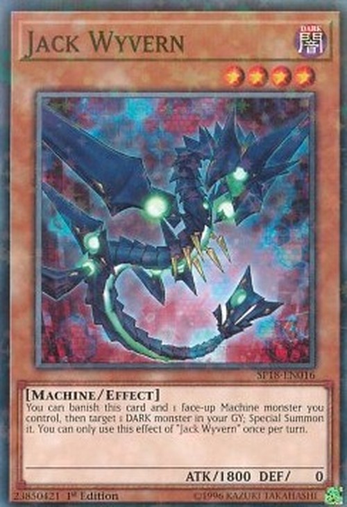 Yu-Gi-Oh! SP18 Jack Wyvern (V.2 - Starfoil Rare)