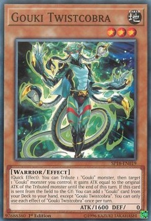 Yu-Gi-Oh! SP18 Gouki Twistcobra (V.1 - Common)