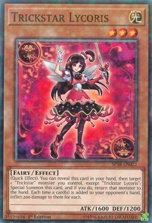 Yu-Gi-Oh! SP18 Trickstar Lycoris (V.2 - Starfoil Rare)