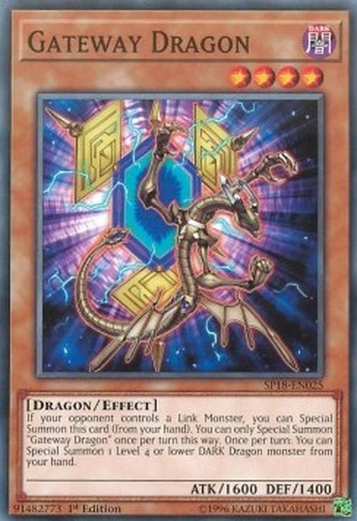 Yu-Gi-Oh! SP18 Gateway Dragon (V.1 - Common)