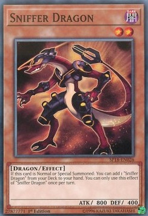 Yu-Gi-Oh! SP18 Sniffer Dragon (V.1 - Common)
