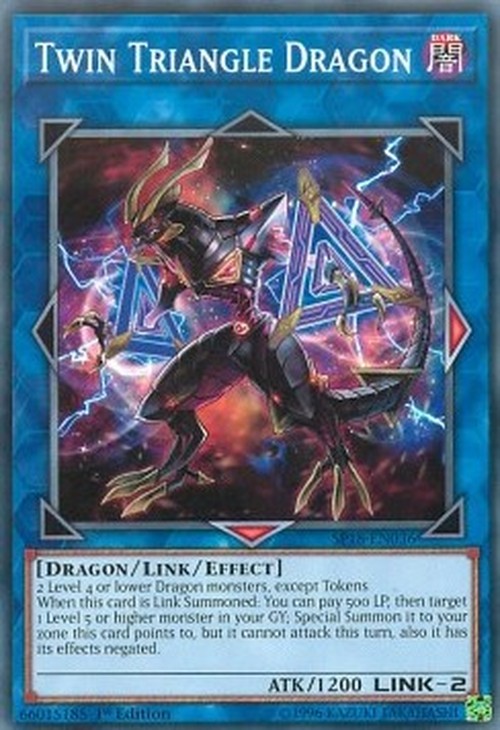 Yu-Gi-Oh! SP18 Twin Triangle Dragon (V.1 - Common)