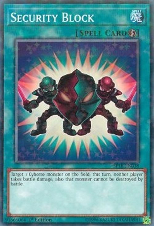 Yu-Gi-Oh! SP18 Security Block (V.2 - Starfoil Rare)