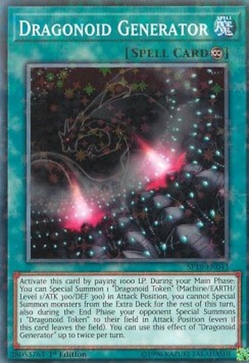 Yu-Gi-Oh! SP18 Dragonoid Generator (V.2 - Starfoil Rare)
