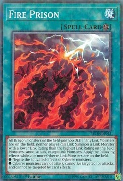 Yu-Gi-Oh! SP18 Fire Prison (V.2 - Starfoil Rare)