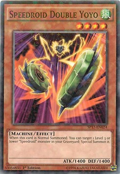 Yu-Gi-Oh! SP17 Speedroid Double Yoyo (V.2 - Starfoil Rare)
