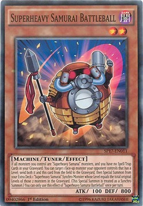 Yu-Gi-Oh! SP17 Superheavy Samurai Battleball (V.1 - Common)
