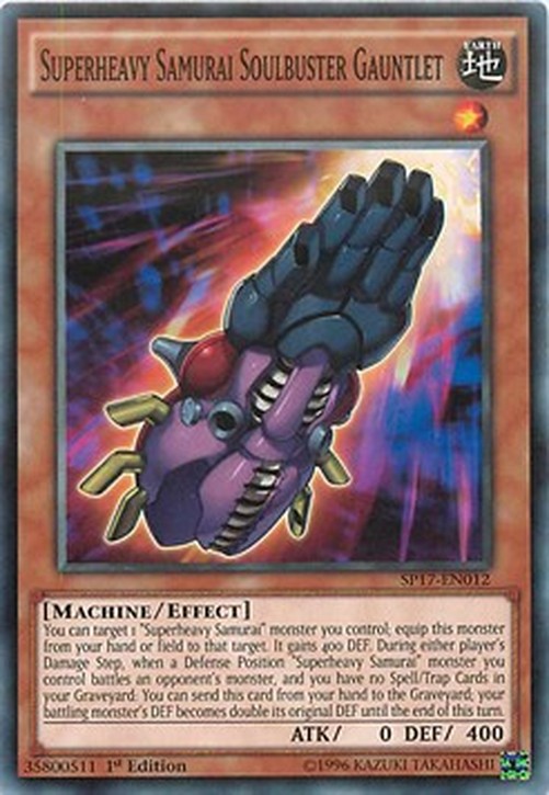 Yu-Gi-Oh! SP17 Superheavy Samurai Soulbuster Gauntlet (V.1 - Common)