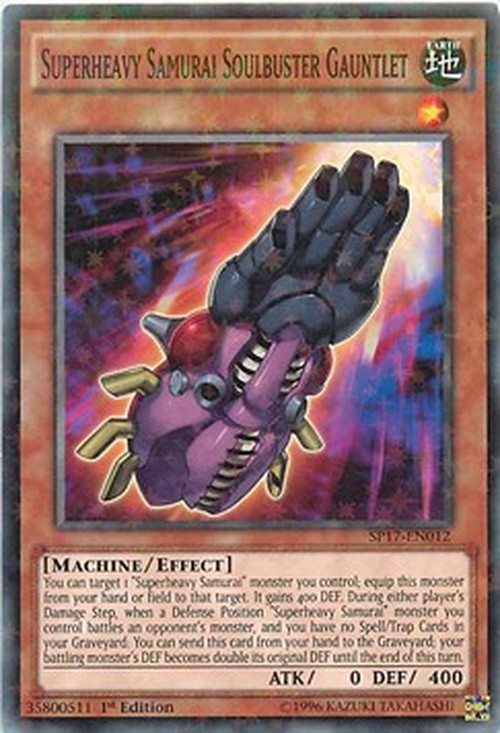 Yu-Gi-Oh! SP17 Superheavy Samurai Soulbuster Gauntlet (V.2 - Starfoil Rare)