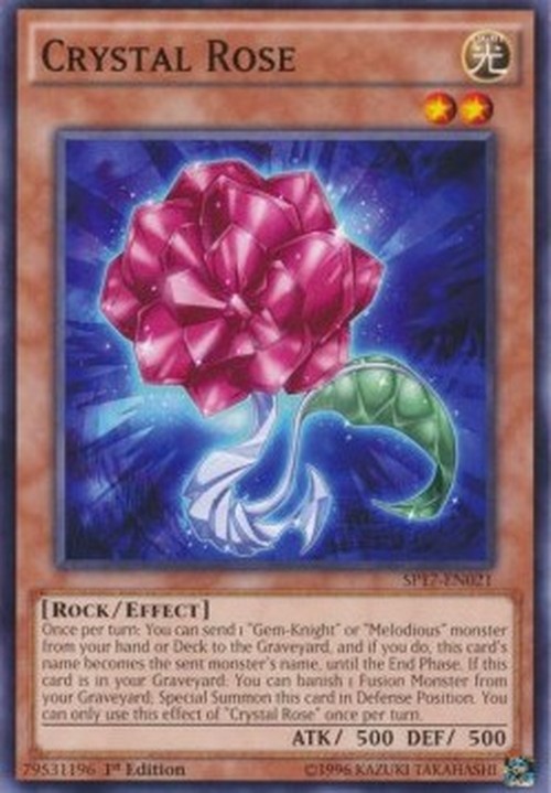 Yu-Gi-Oh! SP17 Crystal Rose (V.1 - Common)