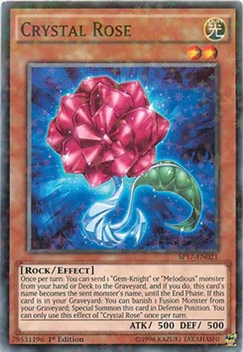 Yu-Gi-Oh! SP17 Crystal Rose (V.2 - Starfoil Rare)
