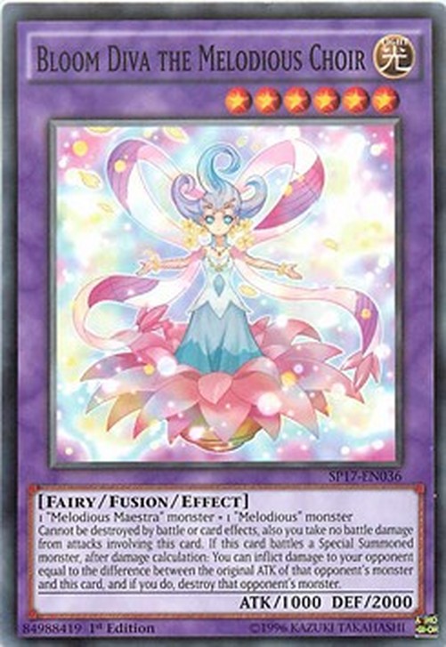 Yu-Gi-Oh! SP17 Bloom Diva the Melodious Choir (V.1 - Common)