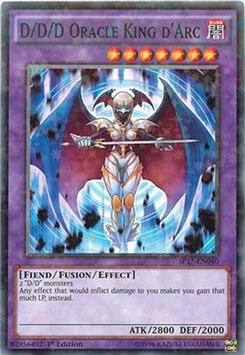 Yu-Gi-Oh! SP17 D/D/D Oracle King d'Arc (V.2 - Starfoil Rare)