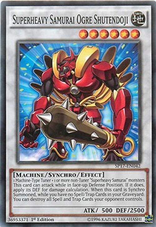 Yu-Gi-Oh! SP17 Superheavy Samurai Ogre Shutendoji (V.1 - Common)