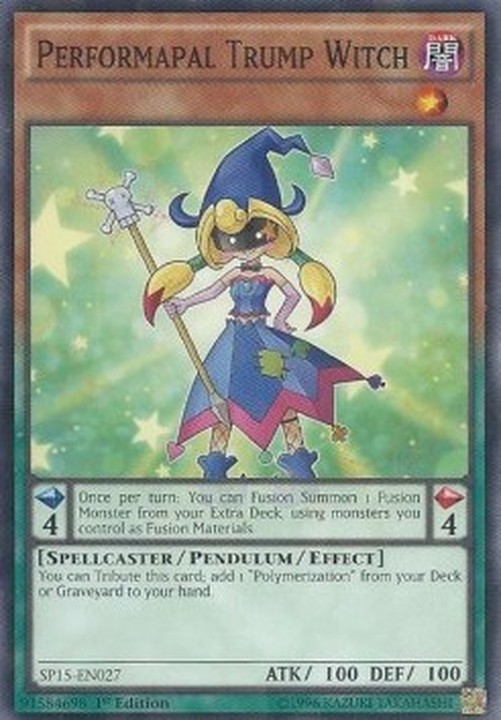 Yu-Gi-Oh! SP15 Performapal Trump Witch (V.2 - Shatterfoil)