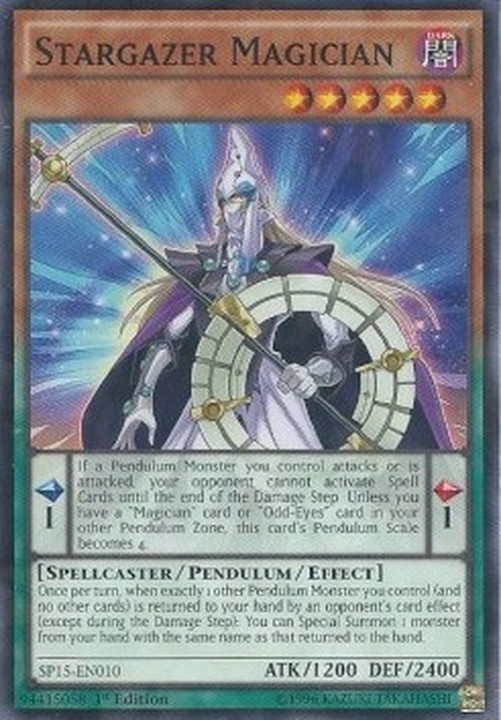 Yu-Gi-Oh! SP15 Stargazer Magician (V.2 - Shatterfoil)
