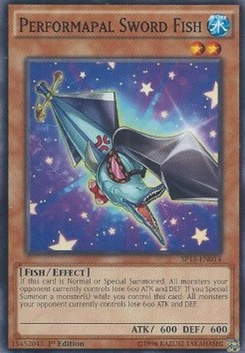 Yu-Gi-Oh! SP15 Performapal Sword Fish (V.1 - Common)