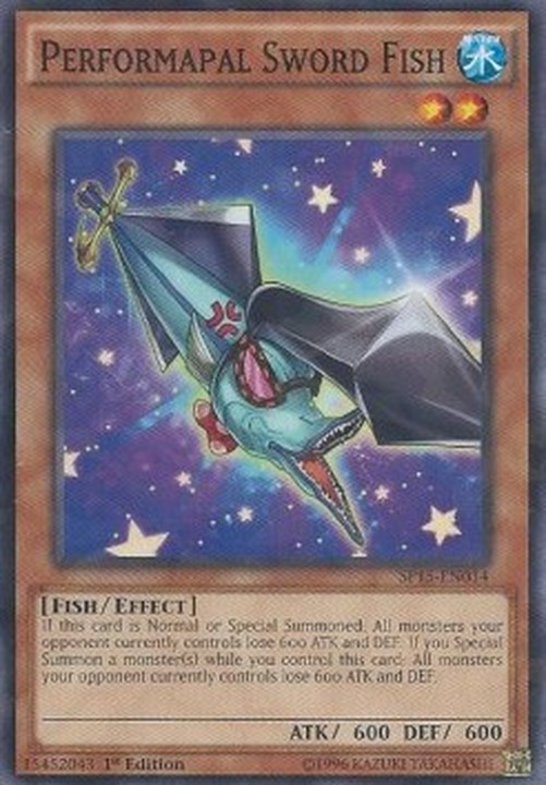 Yu-Gi-Oh! SP15 Performapal Sword Fish (V.2 - Shatterfoil)