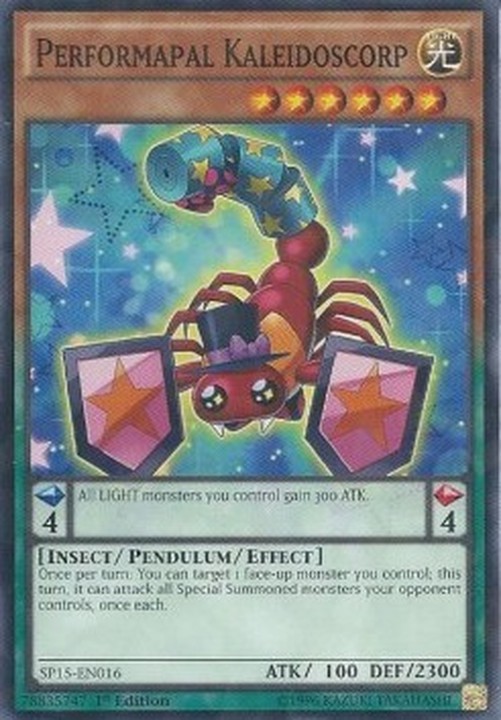 Yu-Gi-Oh! SP15 Performapal Kaleidoscorp (V.2 - Shatterfoil)