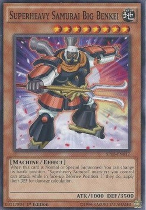 Yu-Gi-Oh! SP15 Superheavy Samurai Big Benkei (V.2 - Shatterfoil)