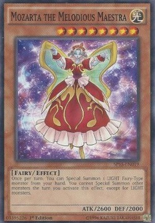 Yu-Gi-Oh! SP15 Mozarta the Melodious Maestra (V.2 - Shatterfoil)