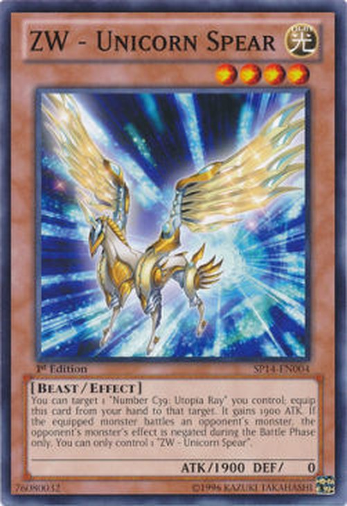 Yu-Gi-Oh! SP14 ZW - Unicorn Spear (V.1 - Common)