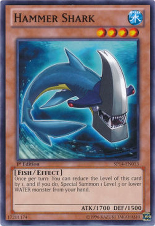 Yu-Gi-Oh! SP14 Hammer Shark (V.1 - Common)