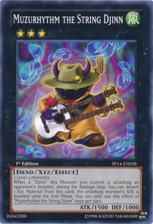 Yu-Gi-Oh! SP14 Muzurhythm the String Djinn (V.1 - Common)