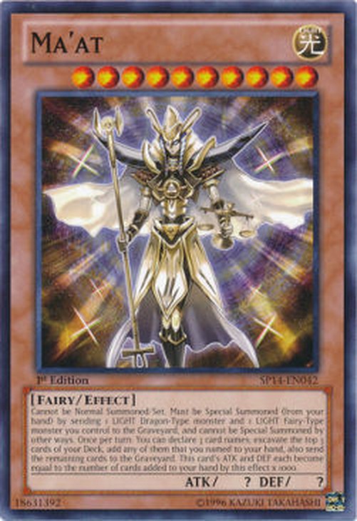 Yu-Gi-Oh! SP14 Ma'at (V.1 - Common)