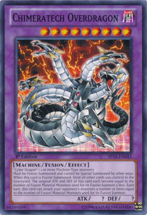 Yu-Gi-Oh! SP14 Chimeratech Overdragon (V.1 - Common)