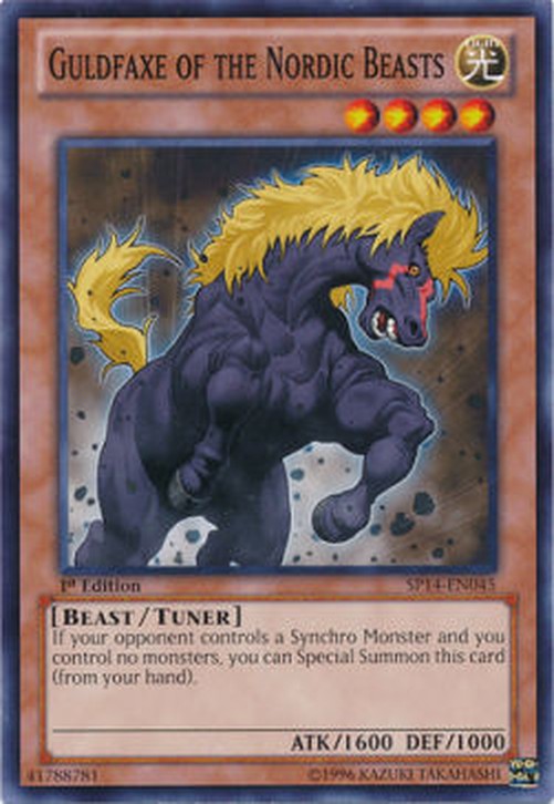 Yu-Gi-Oh! SP14 Guldfaxe of the Nordic Beasts (V.1 - Common)