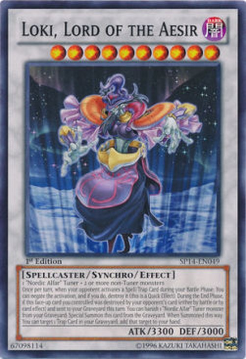 Yu-Gi-Oh! SP14 Loki, Lord of the Aesir (V.1 - Common)