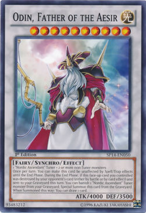 Yu-Gi-Oh! SP14 Odin, Father of the Aesir (V.1 - Common)