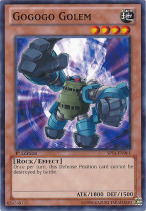 Yu-Gi-Oh! SP14 Gogogo Golem (V.2 - Starfoil Rare)