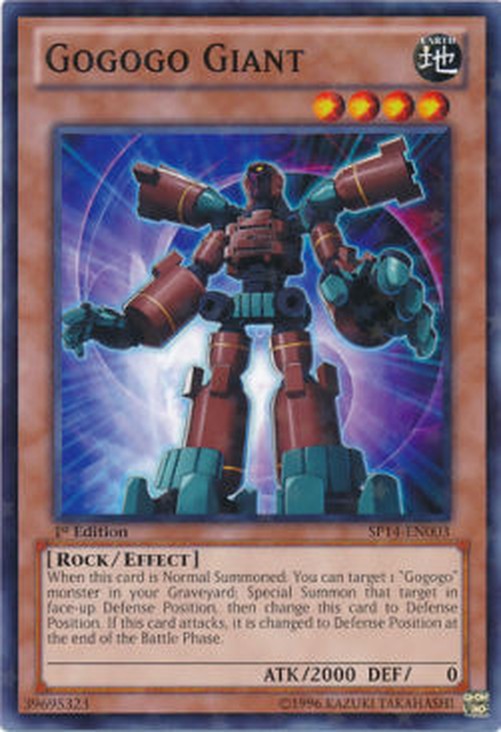 Yu-Gi-Oh! SP14 Gogogo Giant (V.2 - Starfoil Rare)